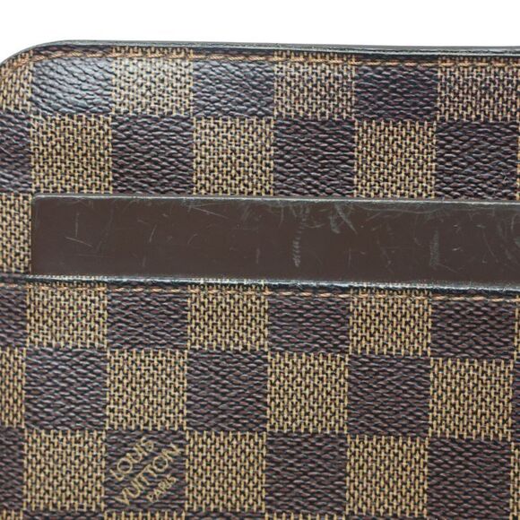 Louis Vuitton N51993 Damier Ebène Clutch Bag Saint Louis Second Bag Louis - Picture 13 of 16